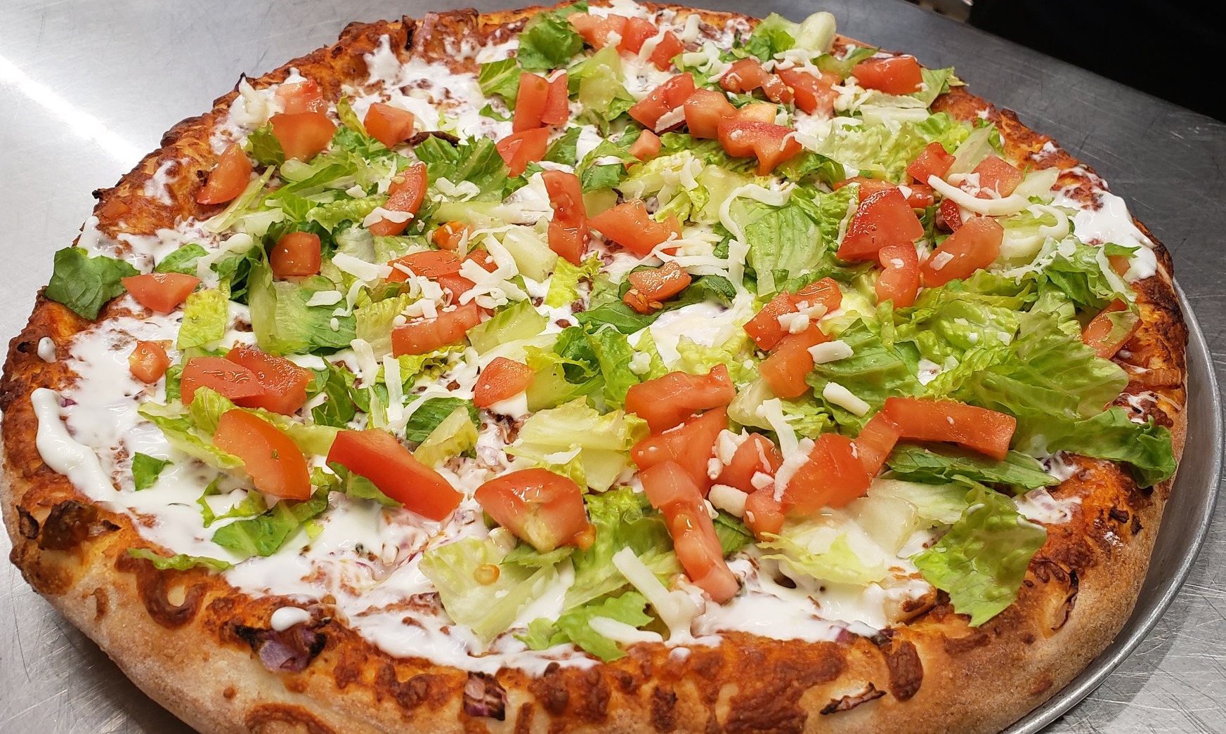 Taco Pizza W/ Chicken or Beef
